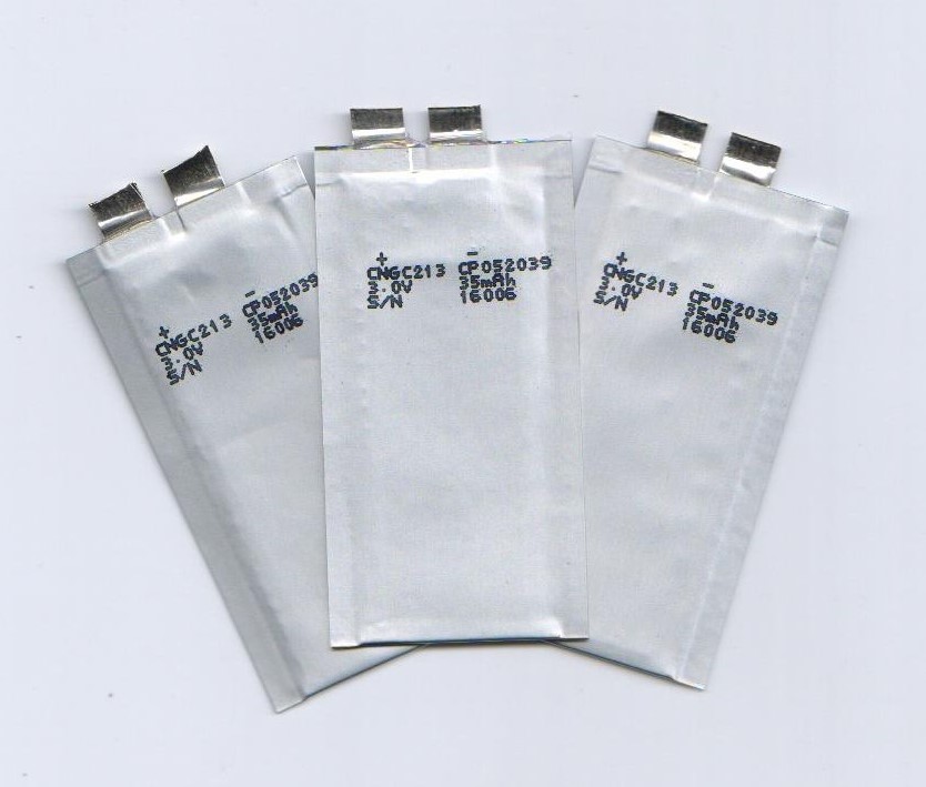 超薄软包锂锰电池CP052039